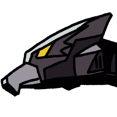 The head of Laserbeak from Transformers as shown in Generation 1.